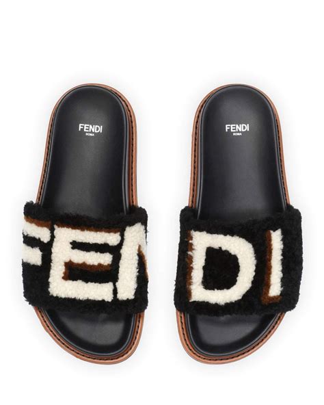 chaussure fendi femme 2022|fendi shearling sandals.